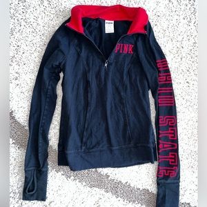 PINK Victoria’s Secret Ohio State Quarter Zip